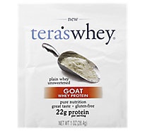 slide 1 of 1, tera's Whey Protein Goat Plain Unsweetened, 1 oz