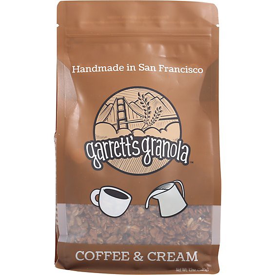 slide 1 of 1, Garretts Granola Coffee & Cream - 12 Oz, 12 oz