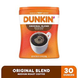 Dunkin Donuts Original Coffee Canister - 30 Oz