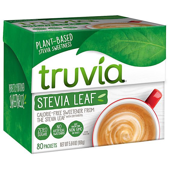 slide 1 of 6, Truvia Original Calorie Free Sweetener From The Stevia Leaf 80 Packets Box - 5.64 Oz, 5.64 oz