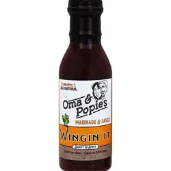 Oma & Popies Wingin It Marinade - 14.75 Oz
