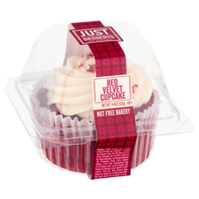 slide 1 of 1, Just Desserts Cupcake Red Velvet Tray - 4.4 Oz, 4.4 oz