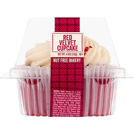 slide 1 of 1, Just Desserts Cupcake Red Velvet Tray - 4.4 Oz, 4.4 oz