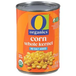 O Organics Corn Whole Kernel No Salt Added - 15.00 Oz