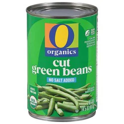O Organics Green Beans Cut No Salt Added - 14.5 Oz