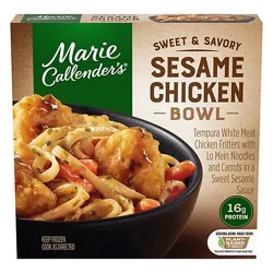Marie Callender's Sweet And Savory Sesame Chicken Bowl Frozen Meal - 12.3 Oz