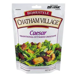 Chatham Village Croutons Traditional Cut Caesar Pouch - 5 Oz
