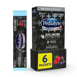 Pedialyte Advancedcare Plus Electrolyte Powder Berry Frost - 6-0.6 Oz