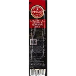 Primo Taglio Roll Mozzarella Cheese & Pepperoni - 1.5 Oz