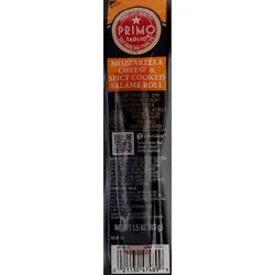 Primo Taglio Roll Mozzarella Cheese & Spicy Salame - 1.5 Oz