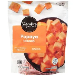 Signature Select Papaya Chunks - 12 Oz