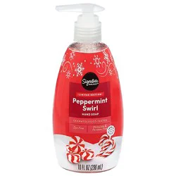 Signature Select Hand Soap Peppermint Swirl - 10 Fl. Oz.
