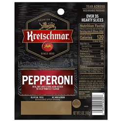 Kretschmar Premium Deli Gluten Free Pepperoni Slices - 5 Oz