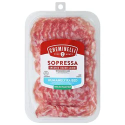 Creminelli Meats Italian Salami Uncured With Wine And Organic Garlic Sliced - 2 Oz