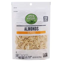 Open Nature Almonds Slivered Bag - 6 Oz
