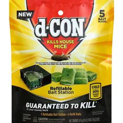 D-Con Cf Bait Staition Refll - 5 Count