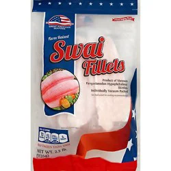Great American Seafood Swai Fillets Skinless Bag - 2.5 Lb