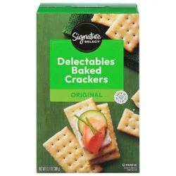 Signature Select Crackers Delectables Original - 13.7 Oz
