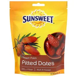Sunsweet Dates Pitted Pouch - 8 Oz