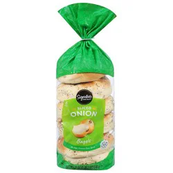 Signature Select Bagels Onion - 18 Oz