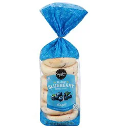 Signature Select Bagels Blueberry - 18 Oz