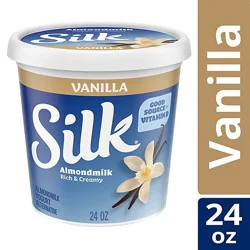 Silk Vanilla Almond Milk Yogurt Alternative - 24 Oz