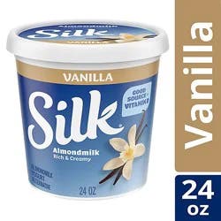 Silk Vanilla Almond Milk Yogurt Alternative - 24 Oz