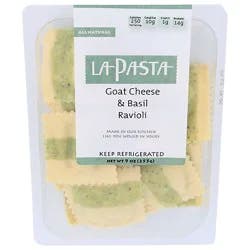 La Pasta Goat Cheese & Basil Ravioli - 9 Oz
