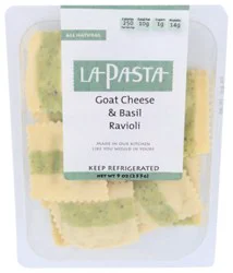 La Pasta Goat Cheese & Basil Ravioli - 9 Oz