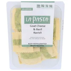 La Pasta Goat Cheese & Basil Ravioli - 9 Oz