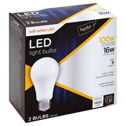 Signature Select Light Bulb Led Soft White 16w A21 - 2 Count