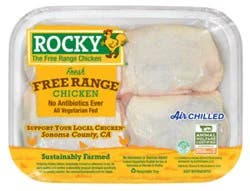 Rocky Air Chill Non Gmo Bone In Chicken Thighs - 1.50 Lb