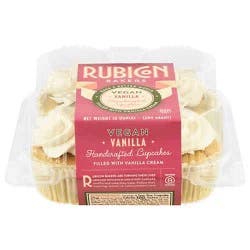 Rubicon Bakers Vegan Vanilla Cupcake 4 Pack - Each