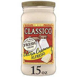 Classico Extra Creamy Alfredo Pasta Sauce - 15 Oz