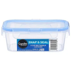 Signature Select Container Rectangle Airtight 2 Cup - Each
