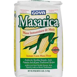 Goya Corn Masa Flour Masarica Instant Bag - 4 Lb