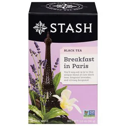 Stash Black Tea Breakfast In Paris Box - 18 Count