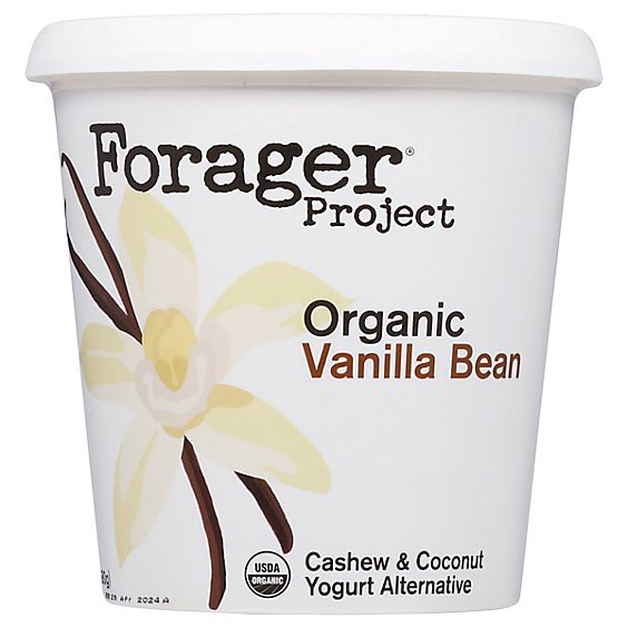 slide 1 of 1, Forager Project Organic Yogurt Alternative Cashewmilk Dairy Free Vanilla Bean - 24 Oz, 24 oz