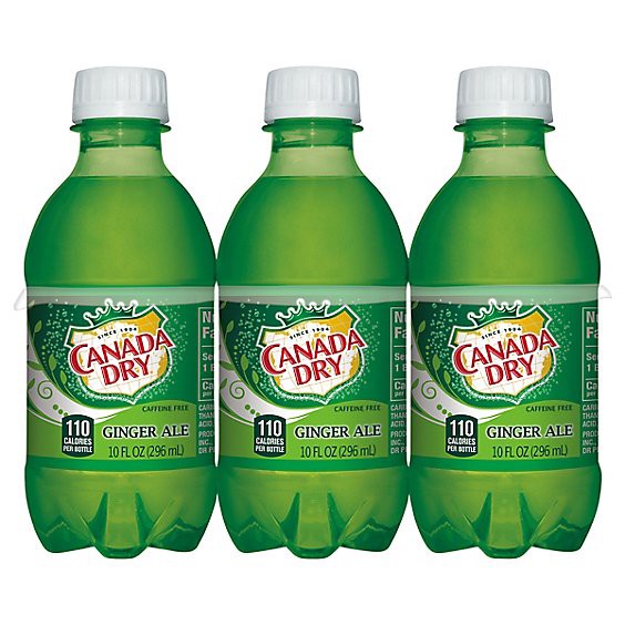 slide 1 of 1, Canada Dry Ginger Ale - 6-10 Fl. Oz., 60 fl oz