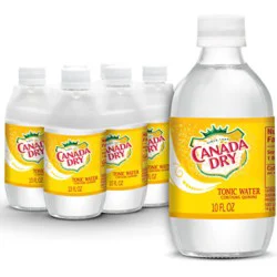 Canada Dry Tonic Water Plastic Bottles - 6-10 Fl. Oz.