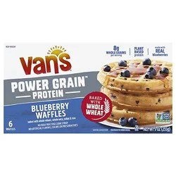Vans Waffles Power Grains Blueberry 6 Count - 9 Oz