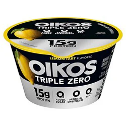 Oikos Triple Zero Lemon Tart Greek Yogurt - 5.3 Oz