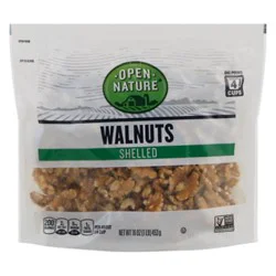 Open Nature Walnuts Shelled Bag - 16 Oz