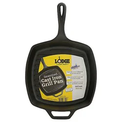 Lodge Grill Pan Ribbed Square - Each