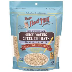 Bobs Red Mill Oats Steel Cut Quick Cooking - 22 Oz