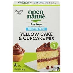 Open Nature Yellow Cake & Cupcake Mix Gluten Free - 15 Oz