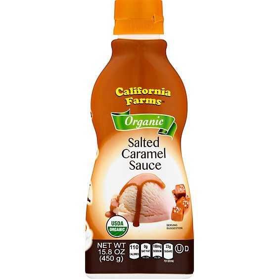 slide 1 of 1, Californi Farms Sauce Salted Carmel Org - 15.8 Oz, 15.8 oz