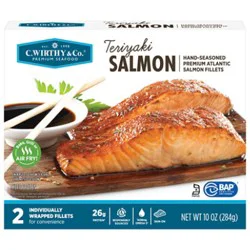 C.wirthy Teriyaki Salmon Portions - 10 Oz