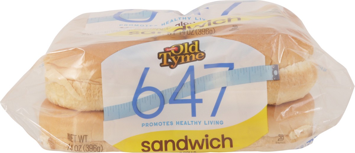 slide 3 of 12, Schmidt Old Tyme 647 Sandwich Rolls Low Calorie Bread - 8 Count, 14 oz