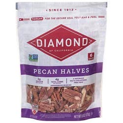 Diamond Of California Pecans Halves - 6 Oz